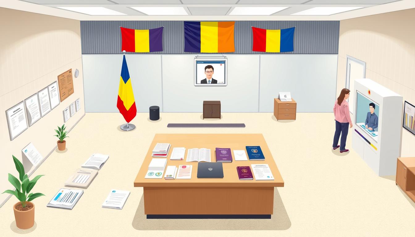 Romanian passport application process