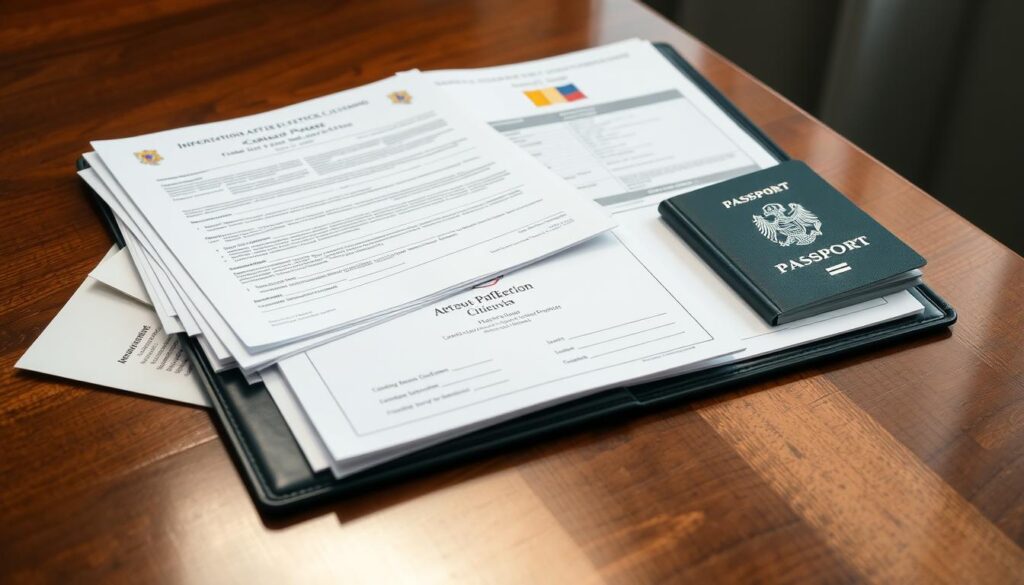 application package for Romanian citizenship