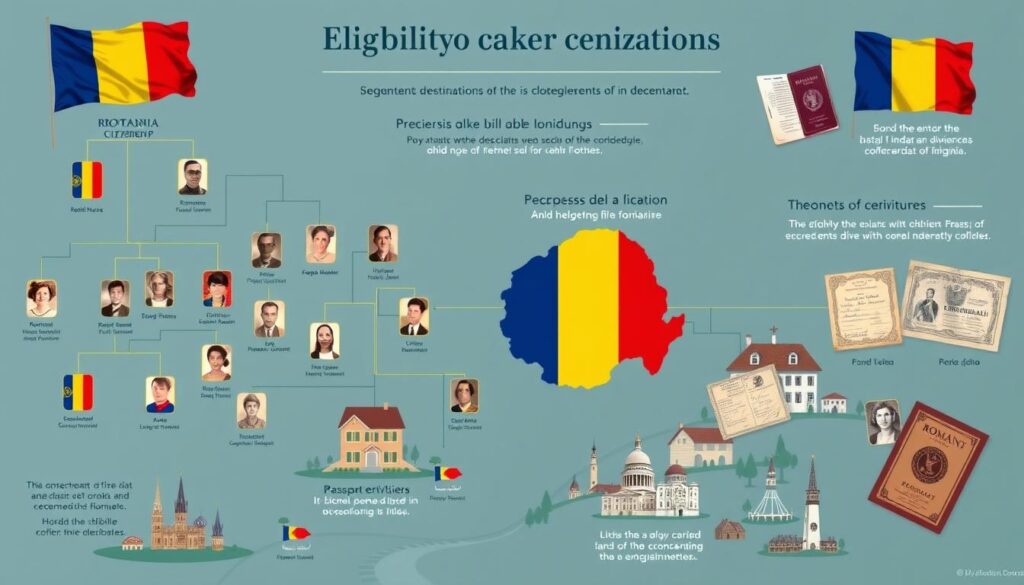 eligibility criteria for Romanian citizenship